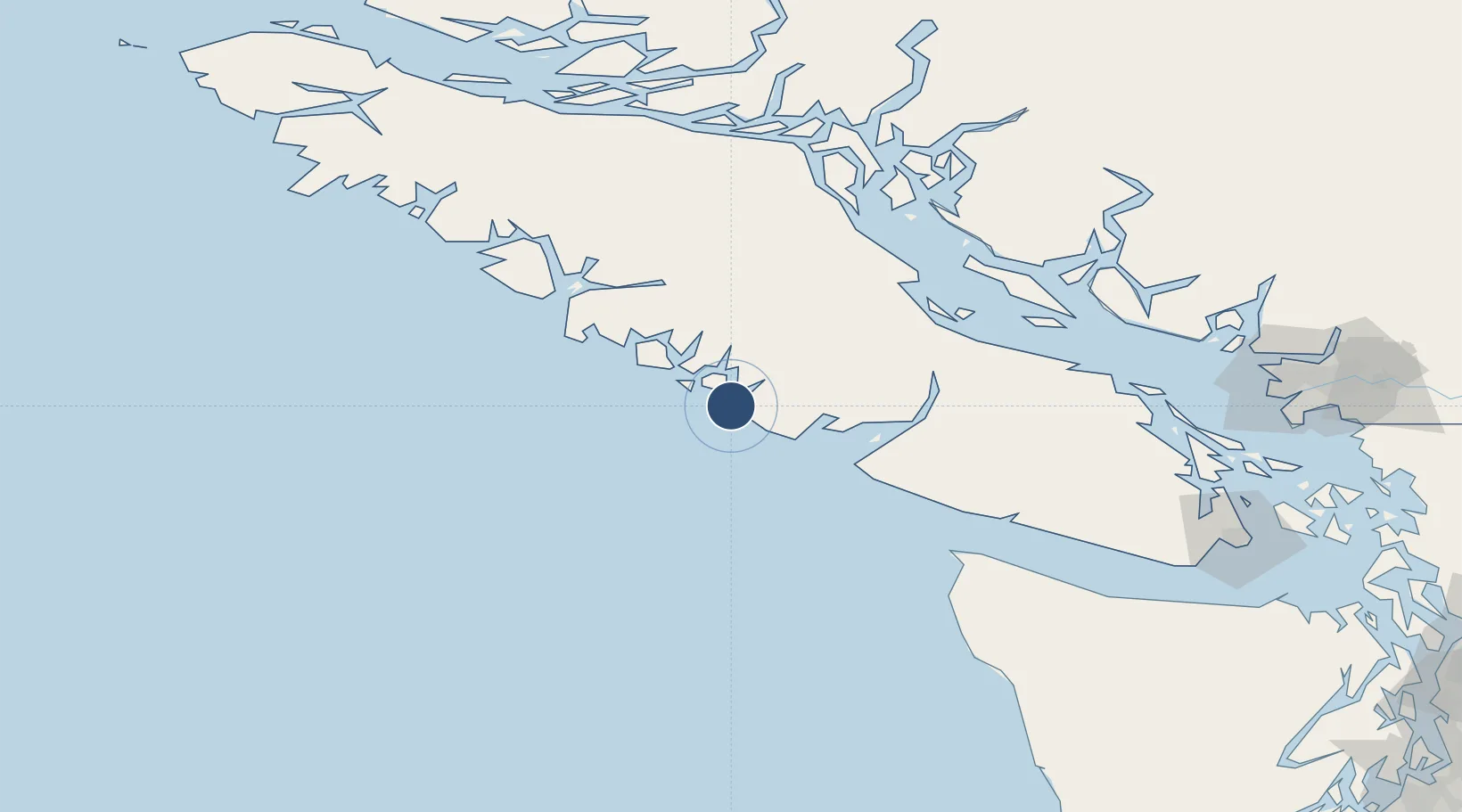Location of CYAZ