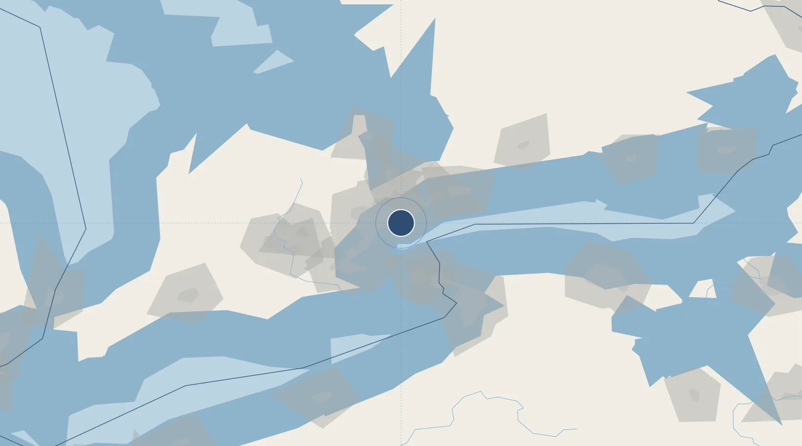 Location of CYTZ
