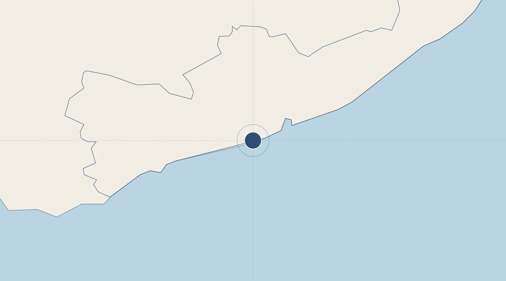 Location of HBT
