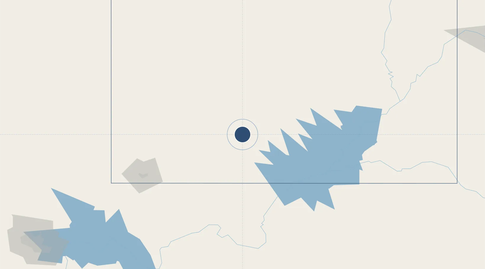 Location of KBCE