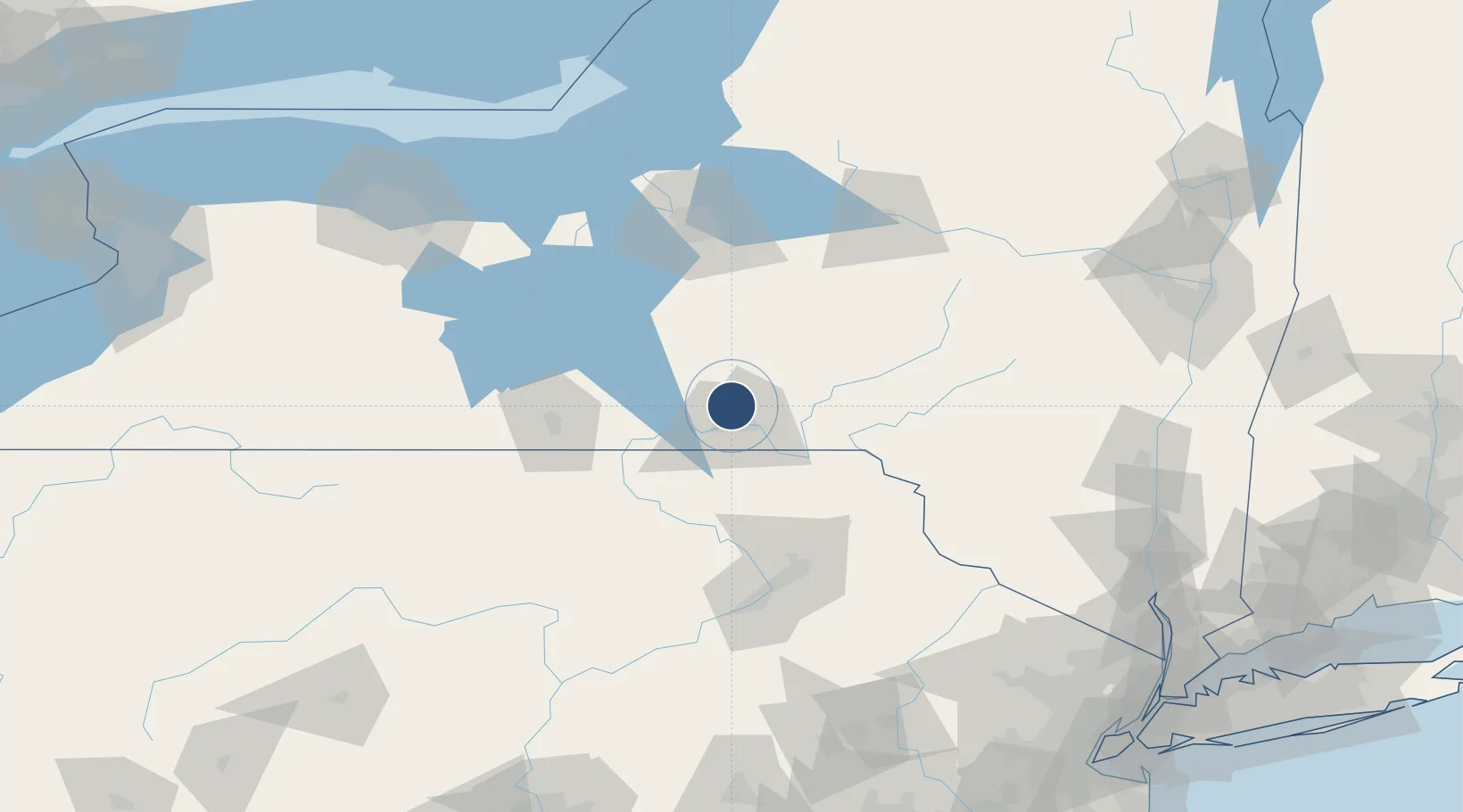 Location of KBGM