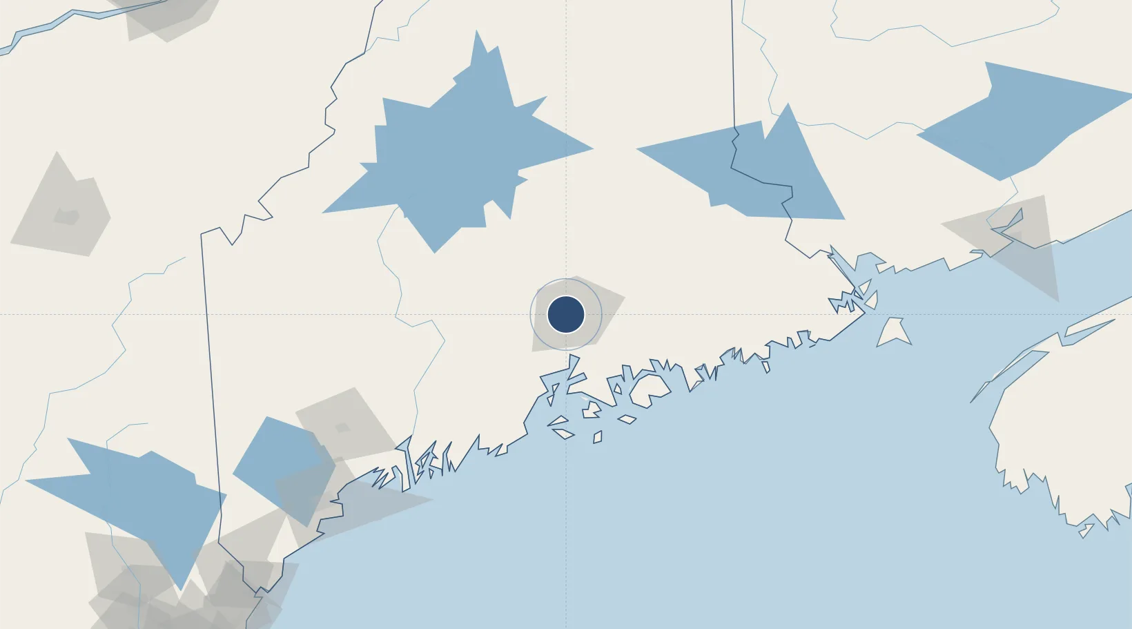Location of KBGR