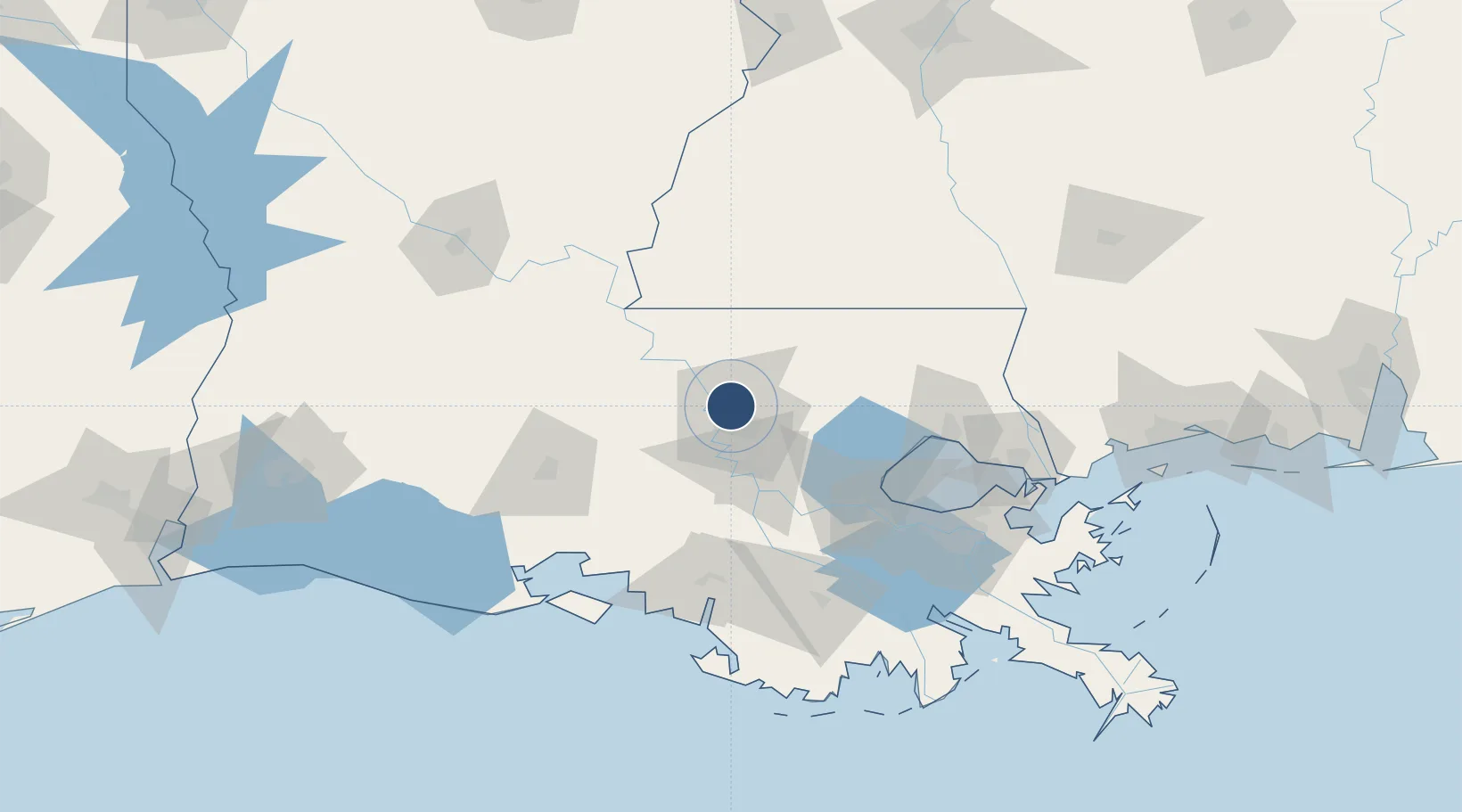 Location of KBTR