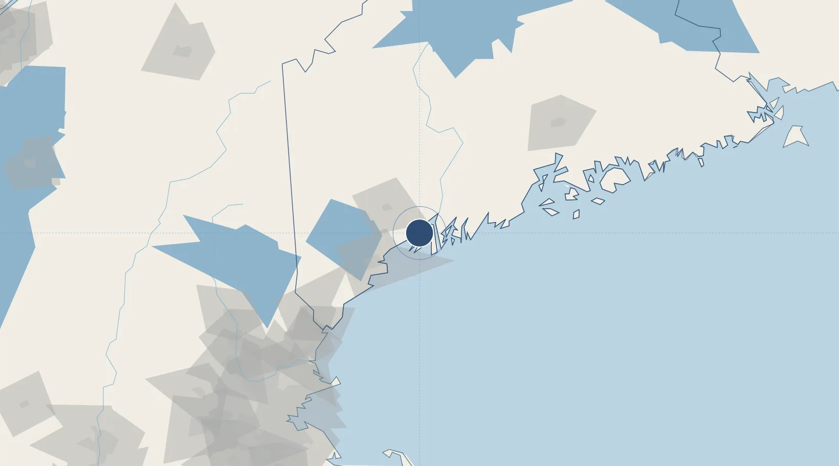 Location of KBXM