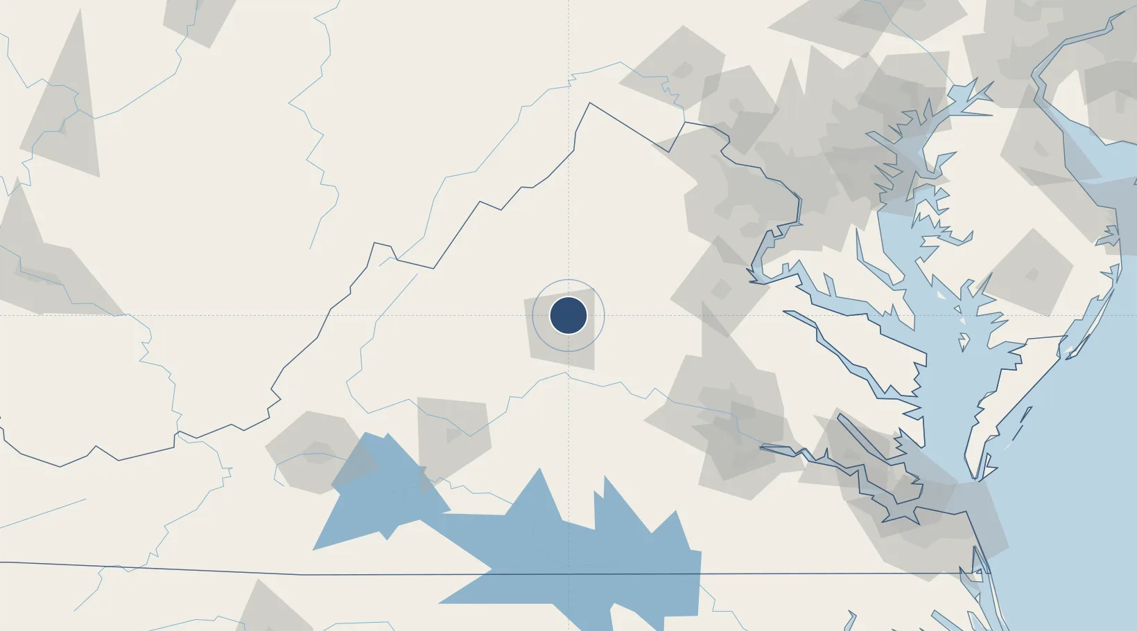 Location of KCHO
