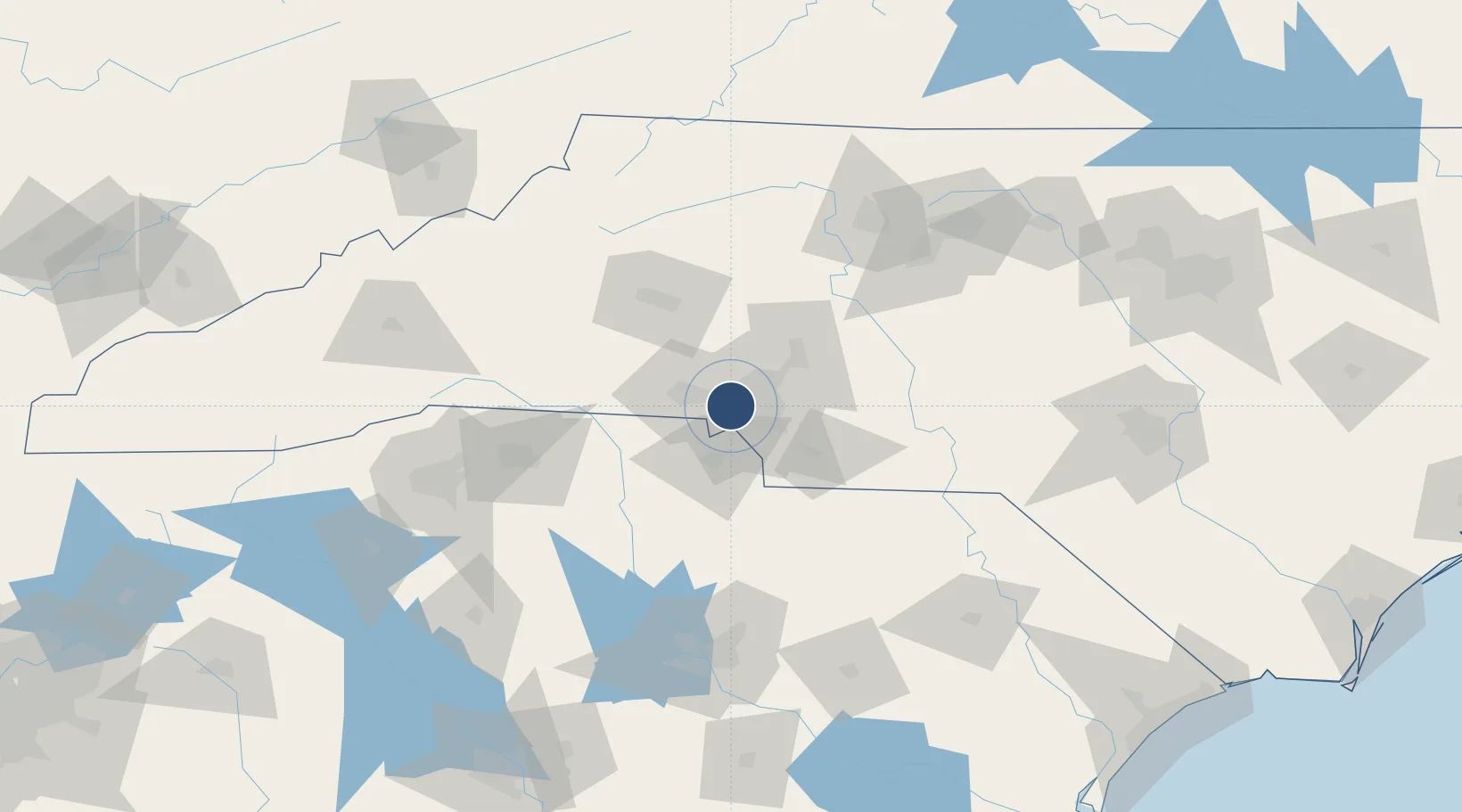 Location of KCLT