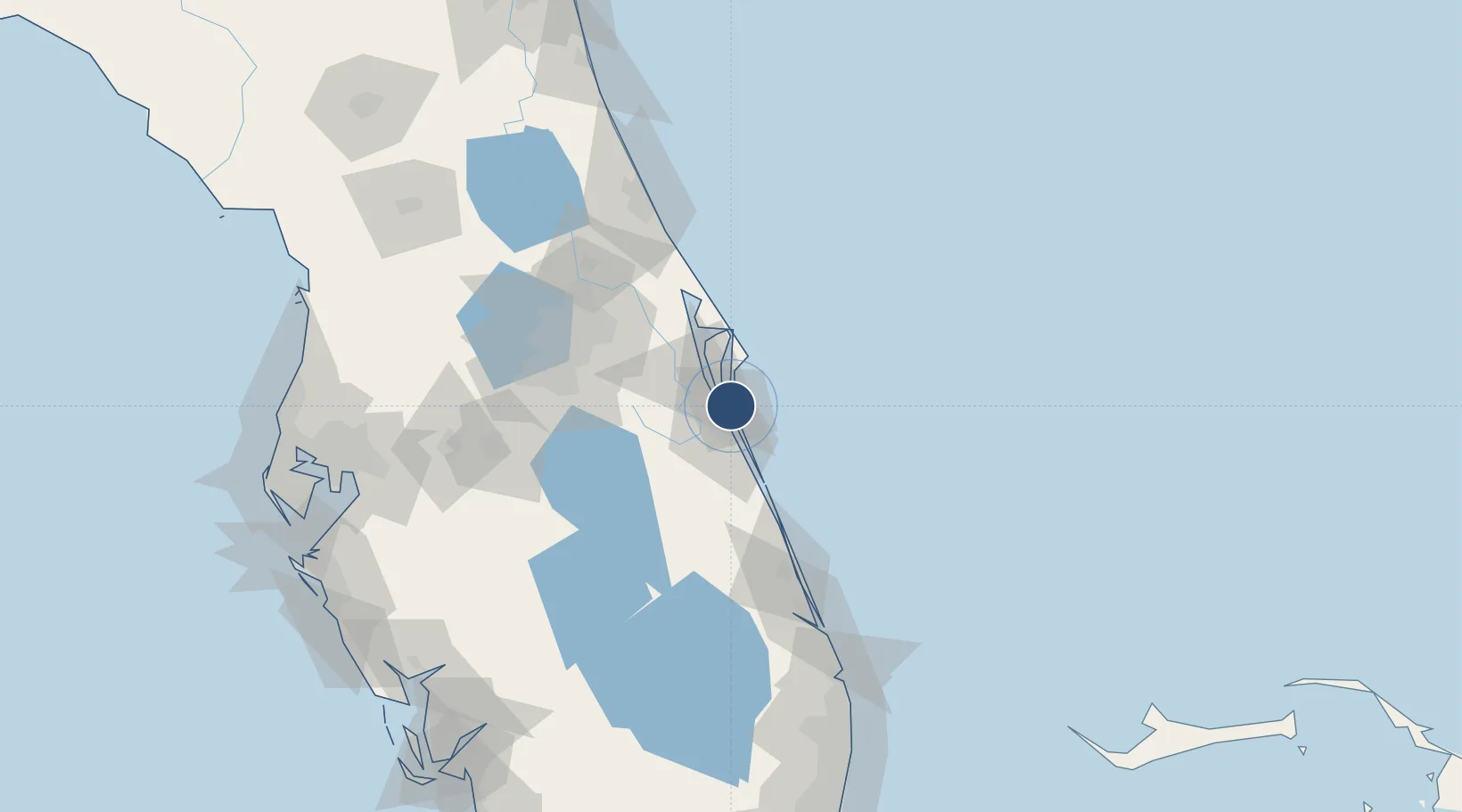 Location of KCOF