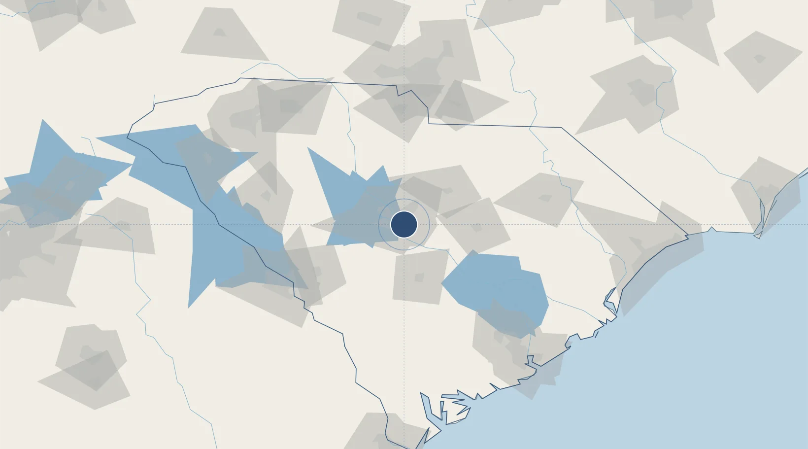 Location of KCUB