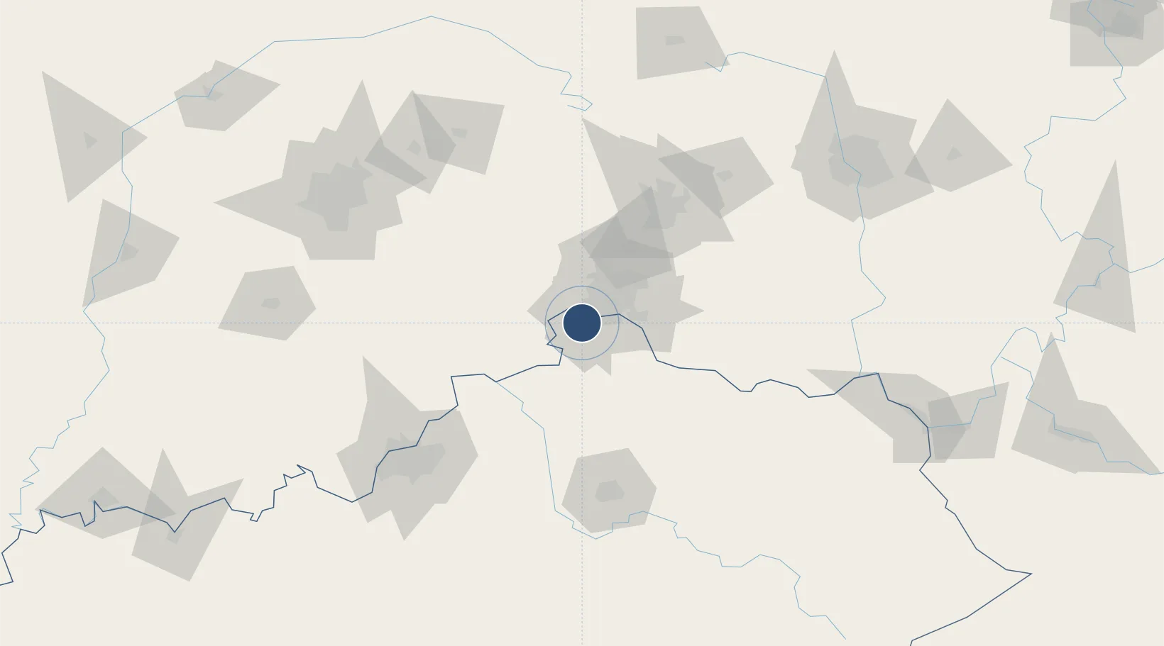 Location of KCVG