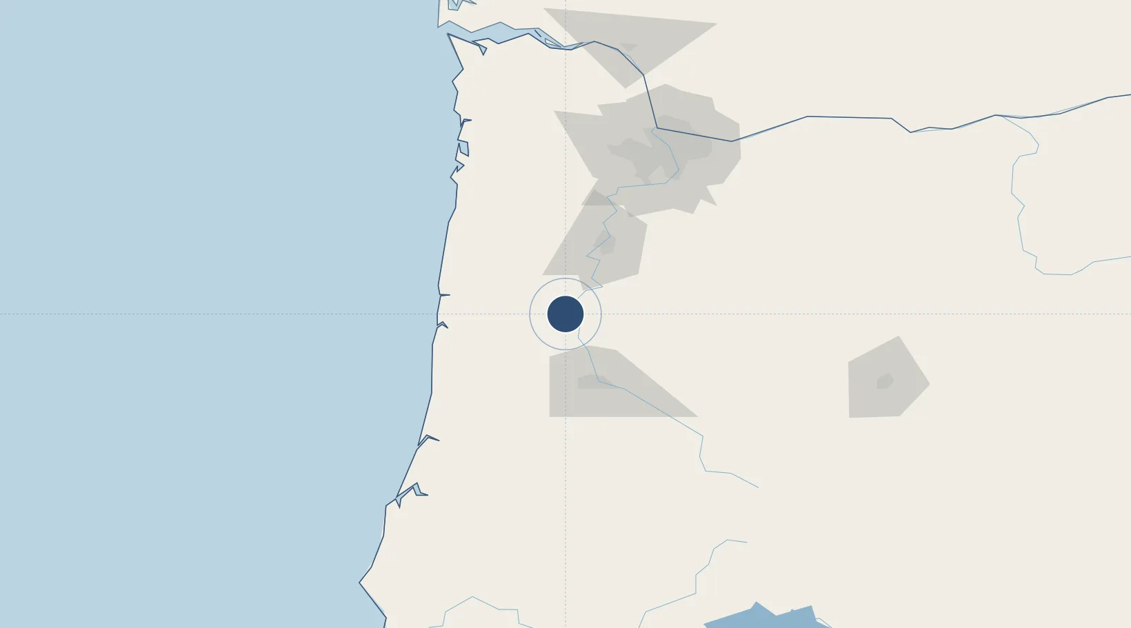 Location of KCVO