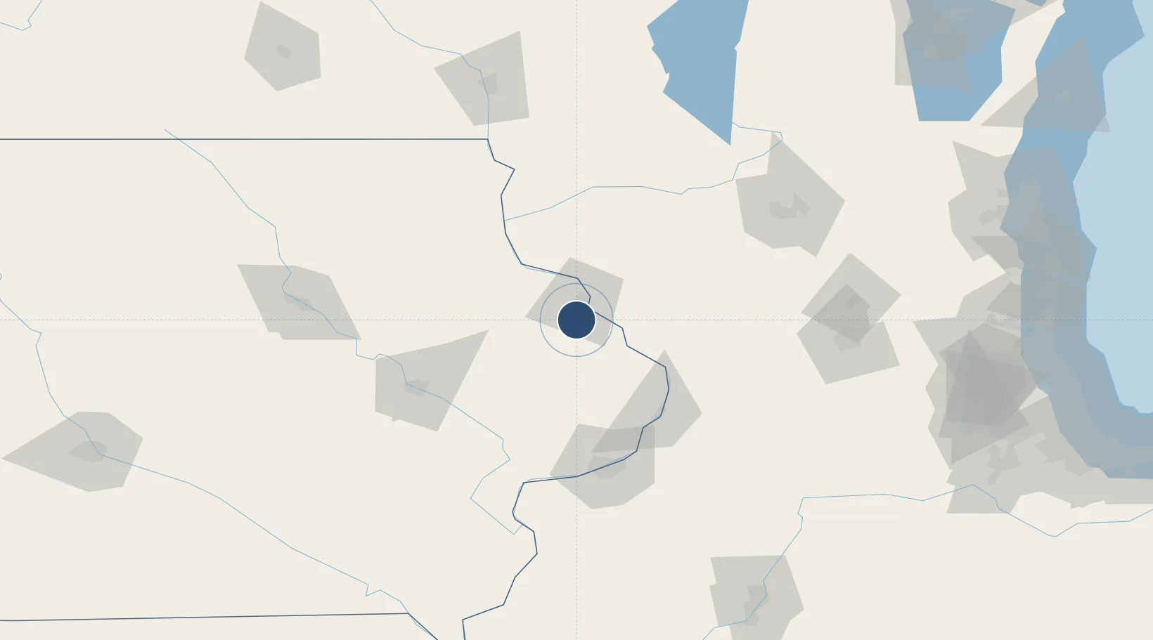 Location of KDBQ