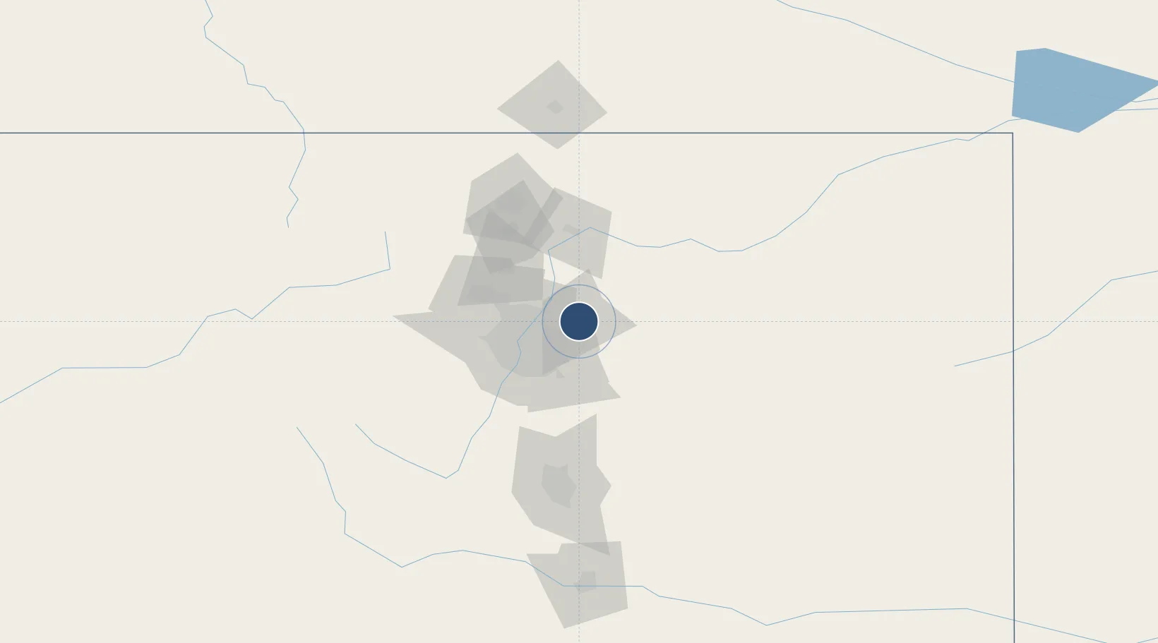 Location of KDEN