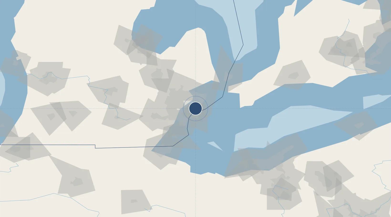 Location of KDET