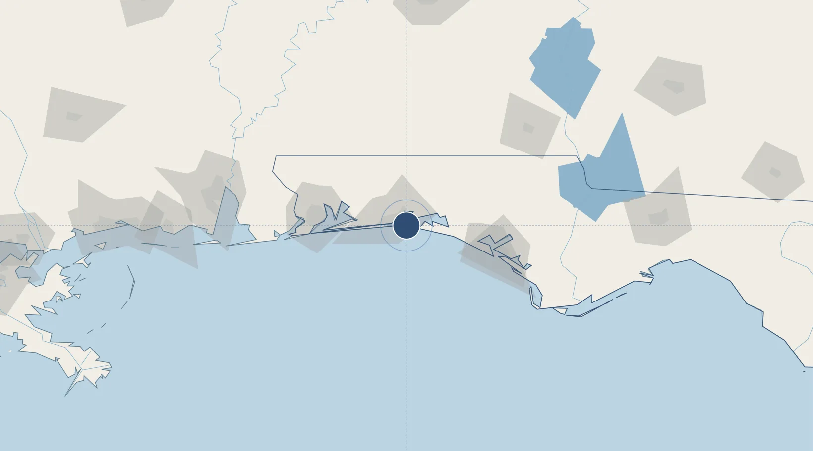 Location of KDTS