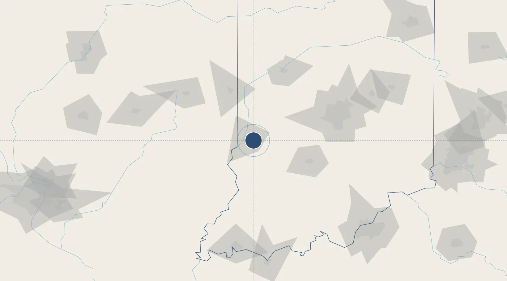 Location of KHUF