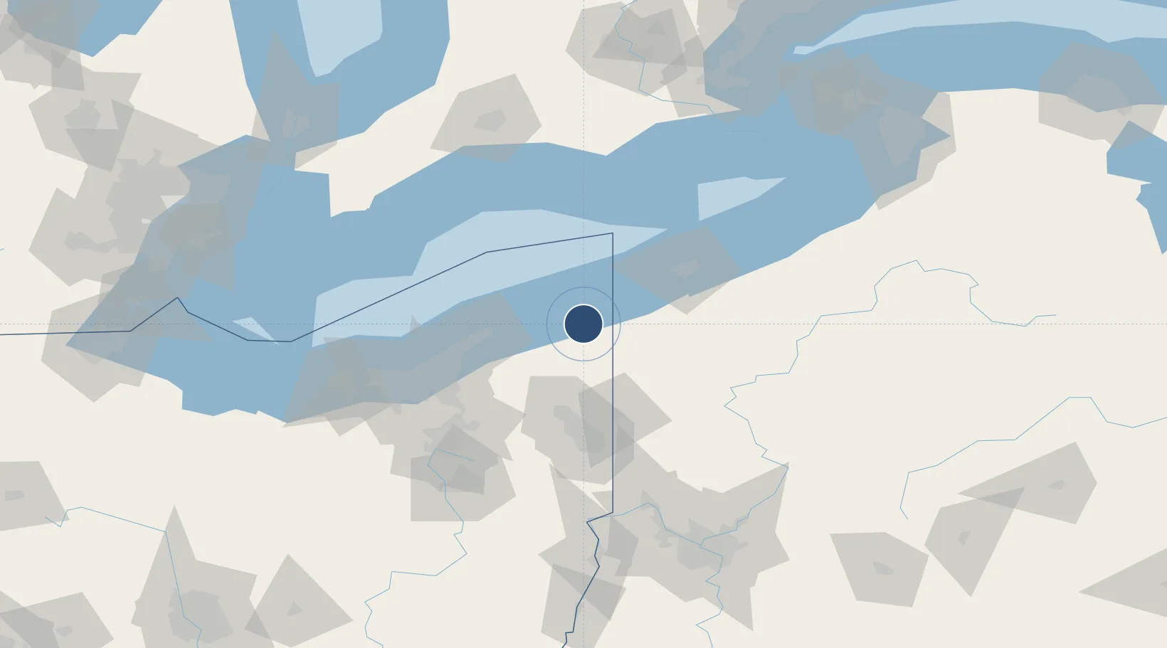 Location of KHZY