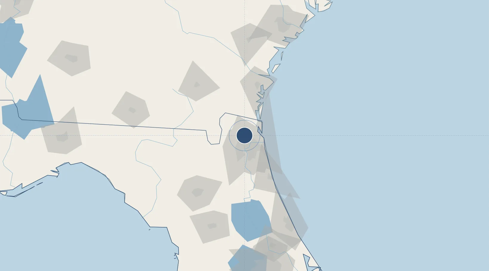 Location of KJAX