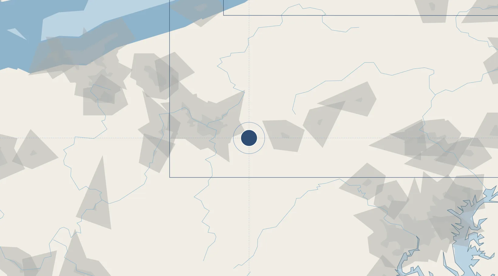 Location of KLBE