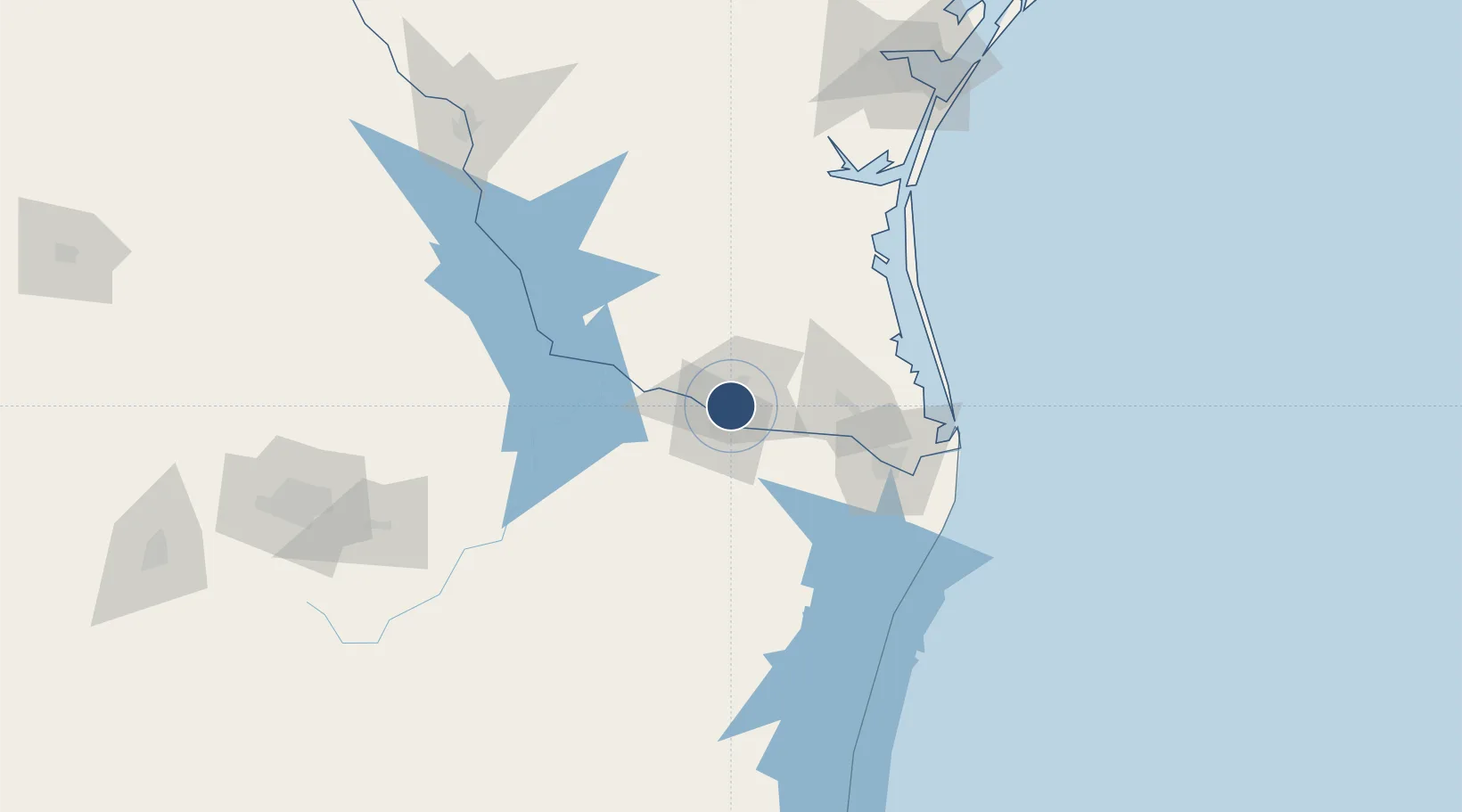 Location of KMFE