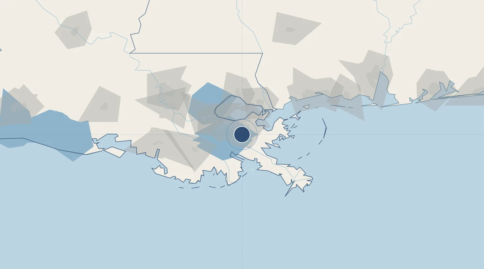 Location of KNBG