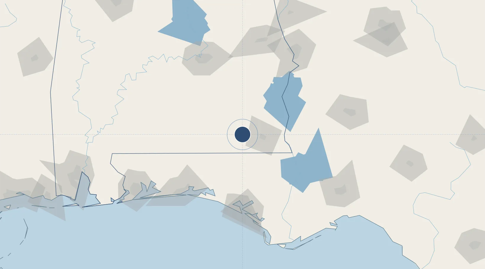 Location of KOZR