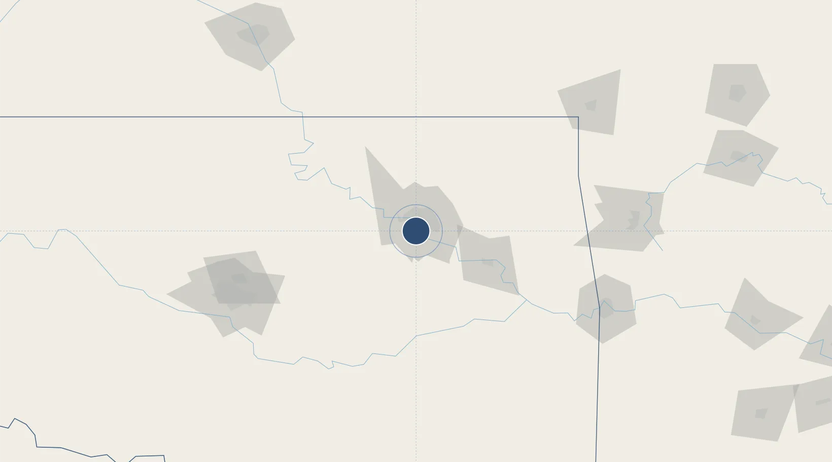 Location of KRVS