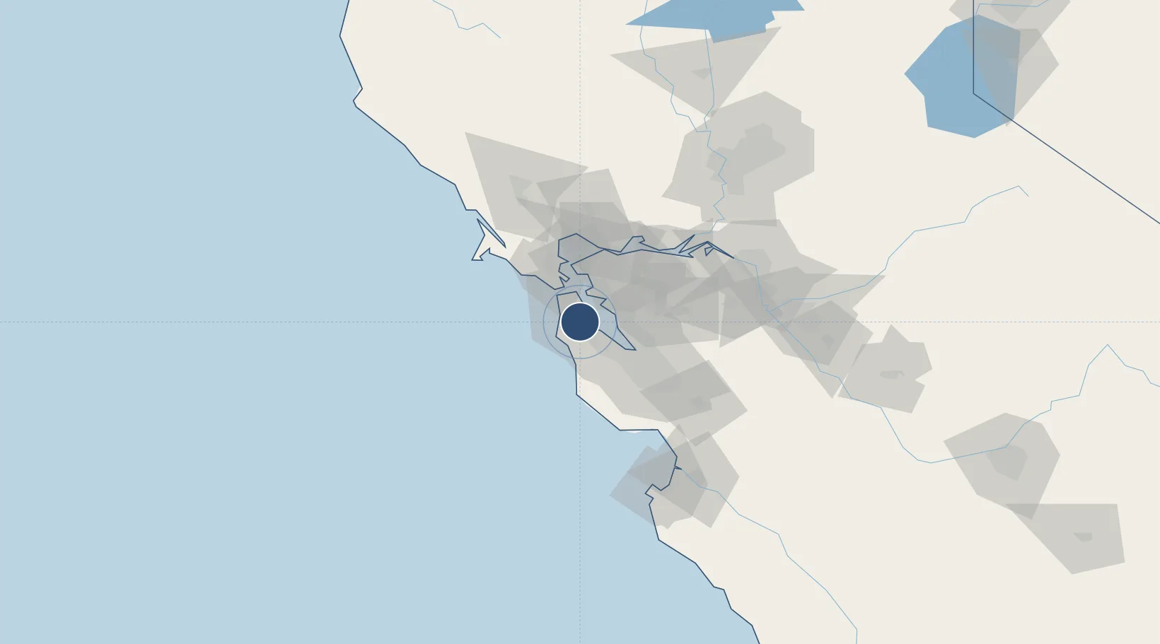 Location of KSFO