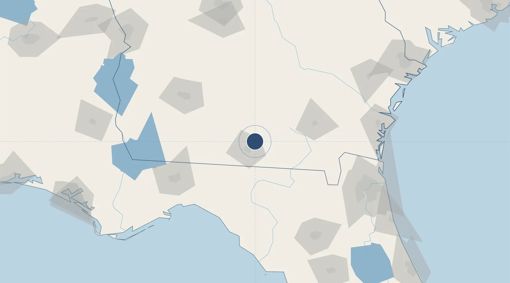 Location of KVAD