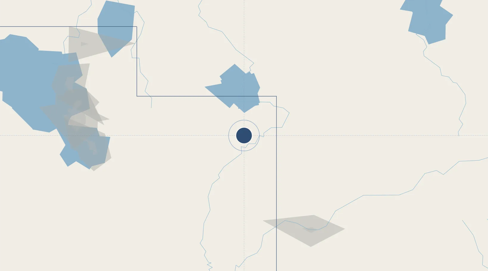 Location of KVEL