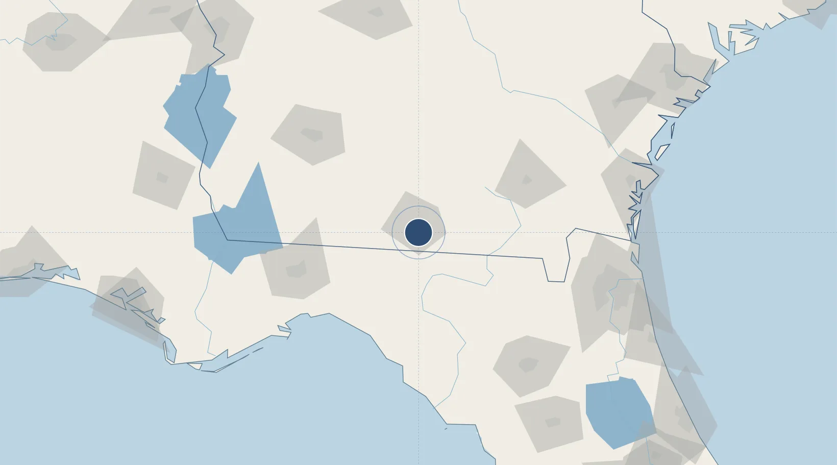Location of KVLD