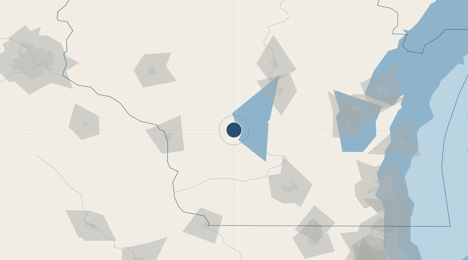 Location of KVOK