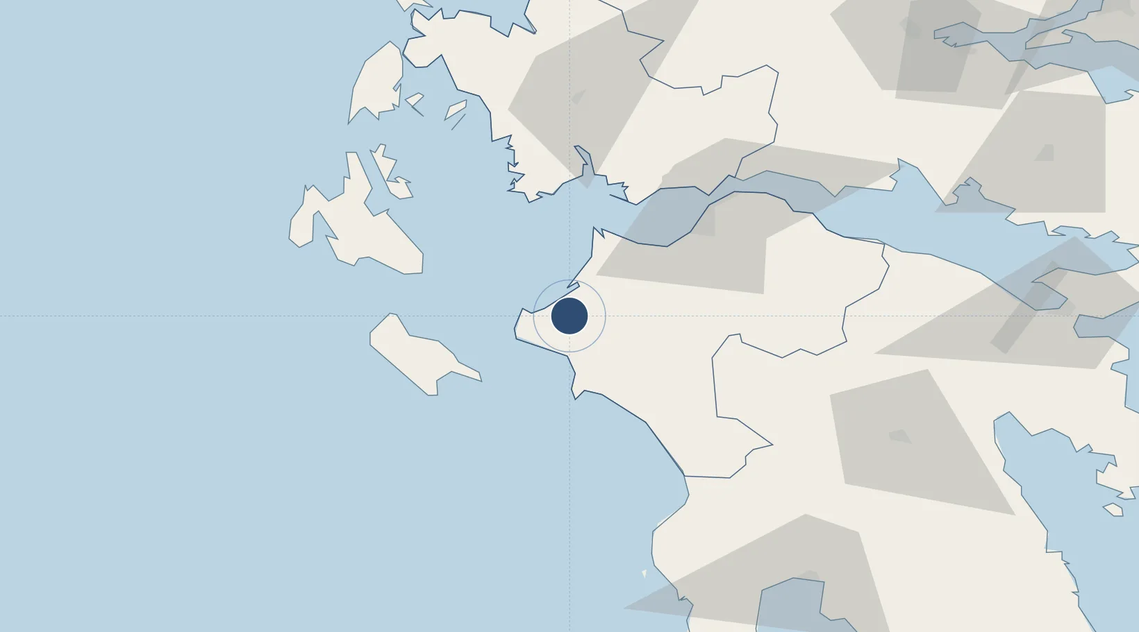 Location of LGAD
