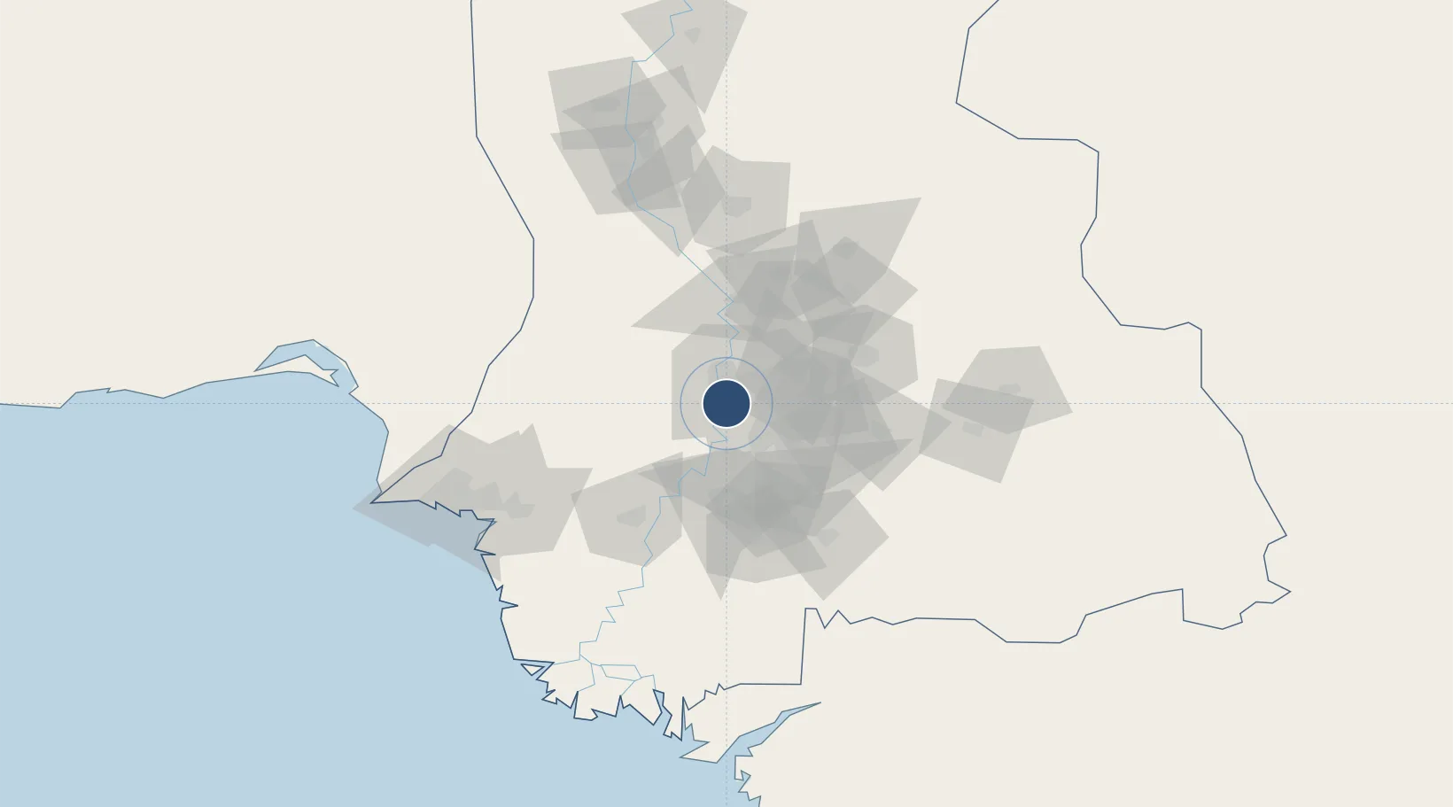 Location of OPKD
