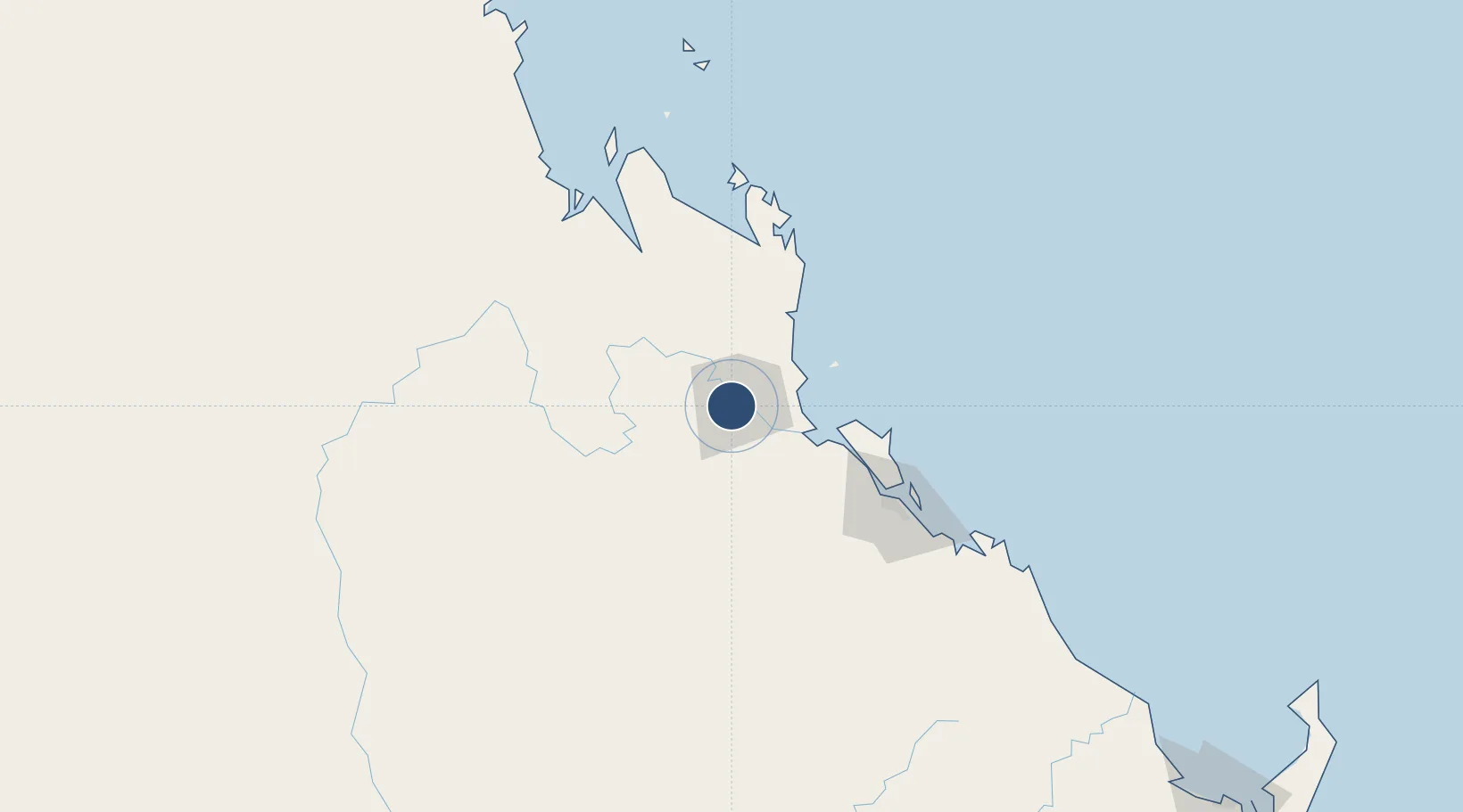 Location of YBRK