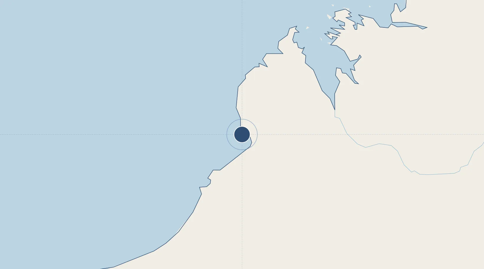 Location of YBRM