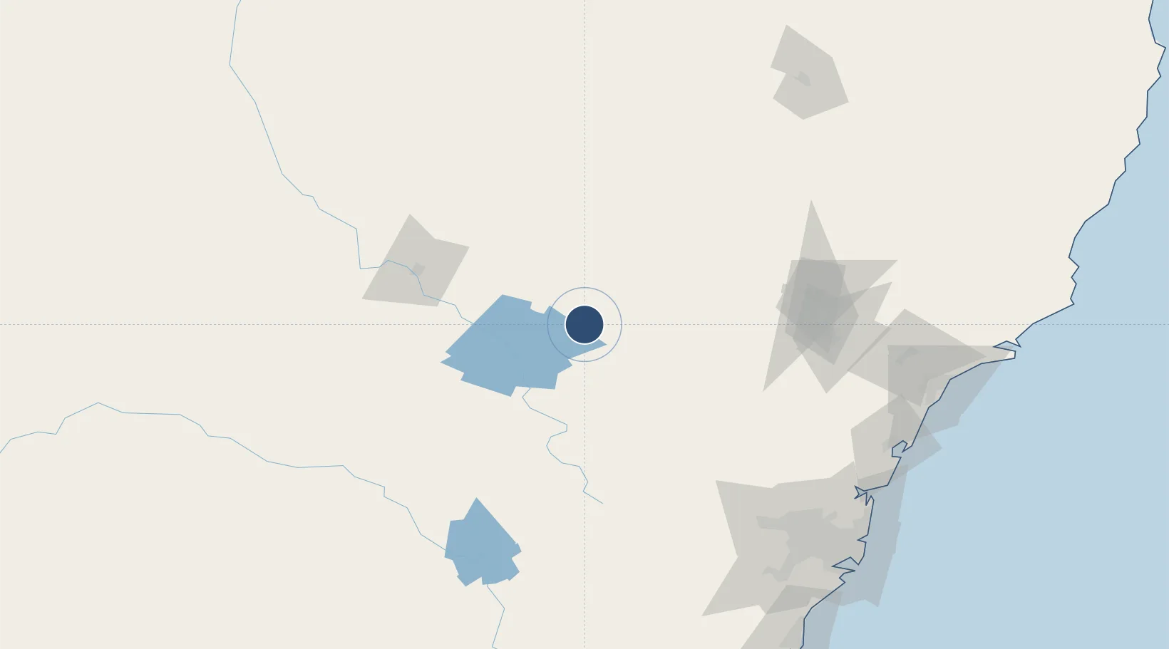 Location of YMDG
