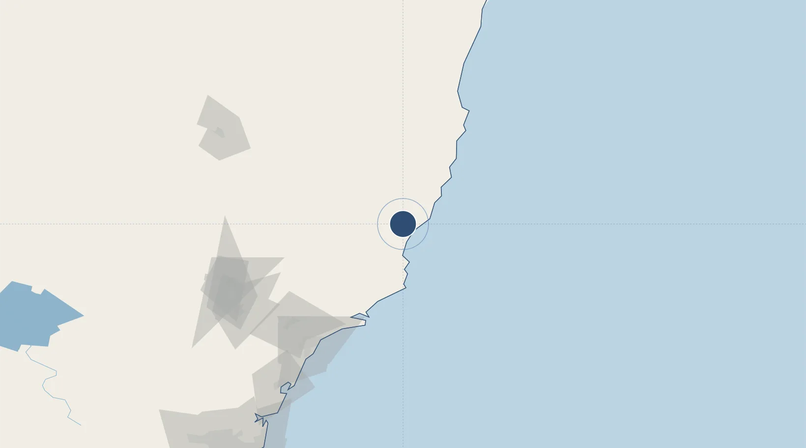 Location of YTRE