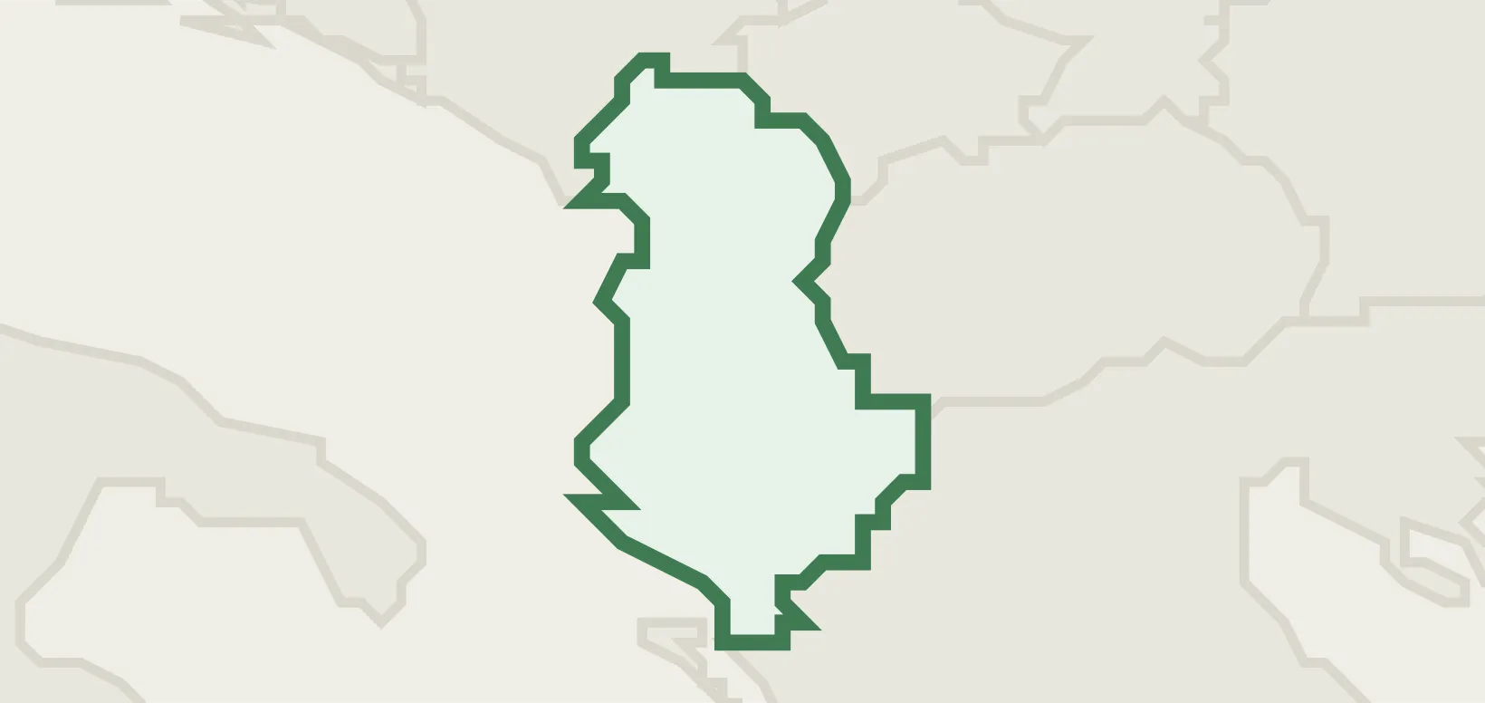 Country infrastructure map