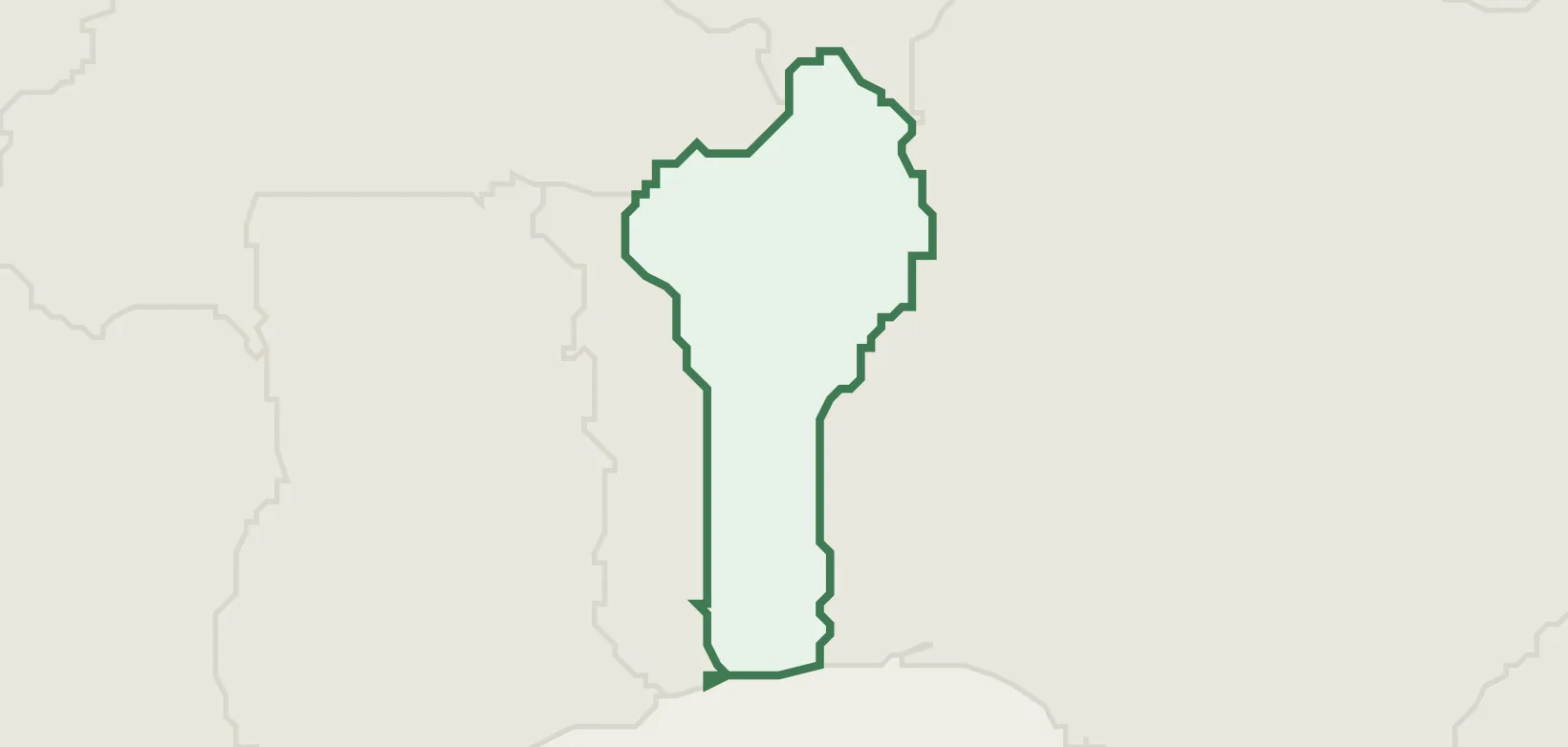 Country infrastructure map