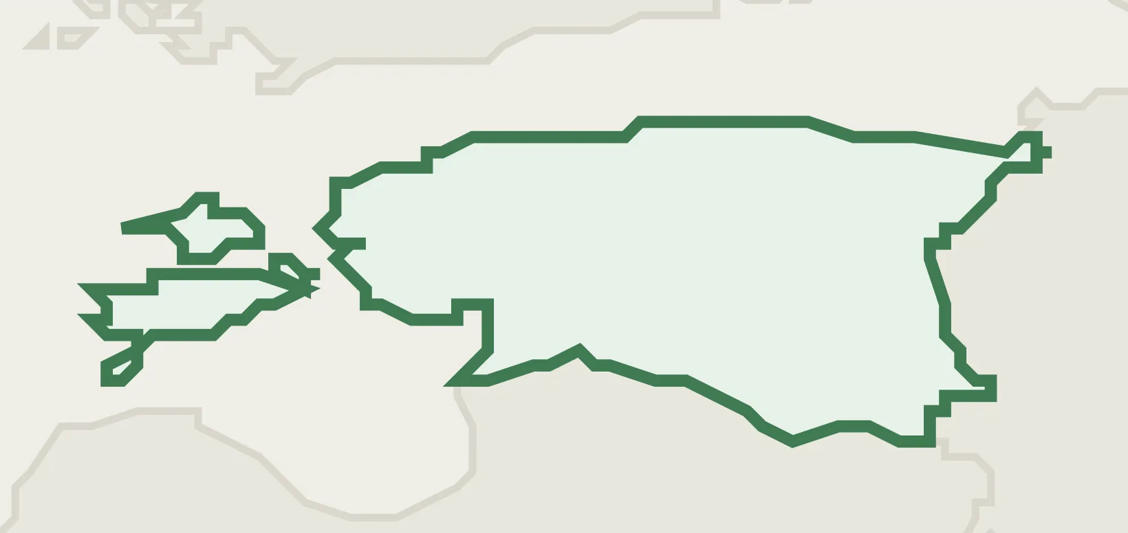 Country infrastructure map