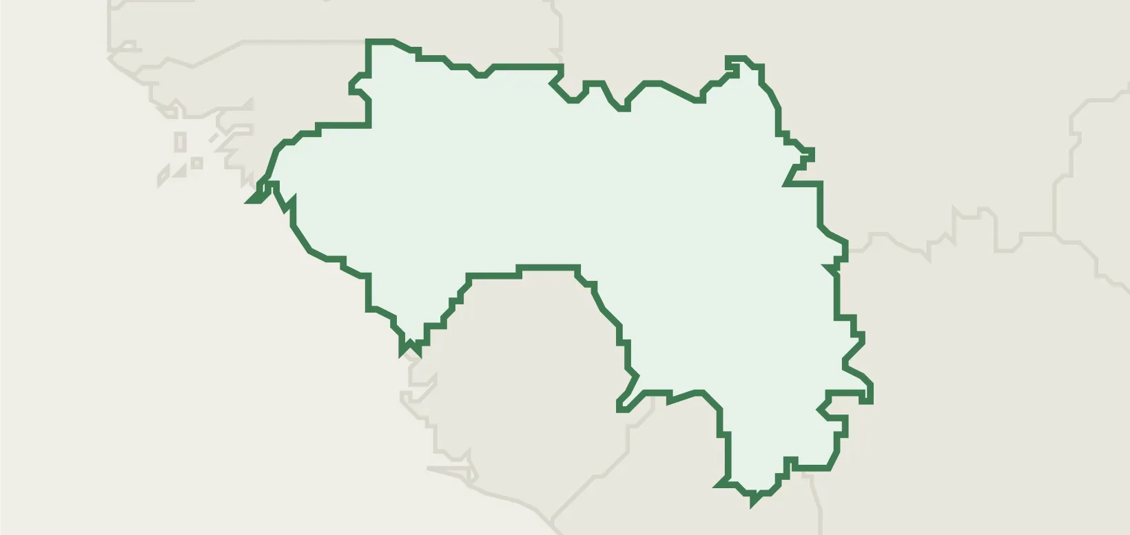Country infrastructure map