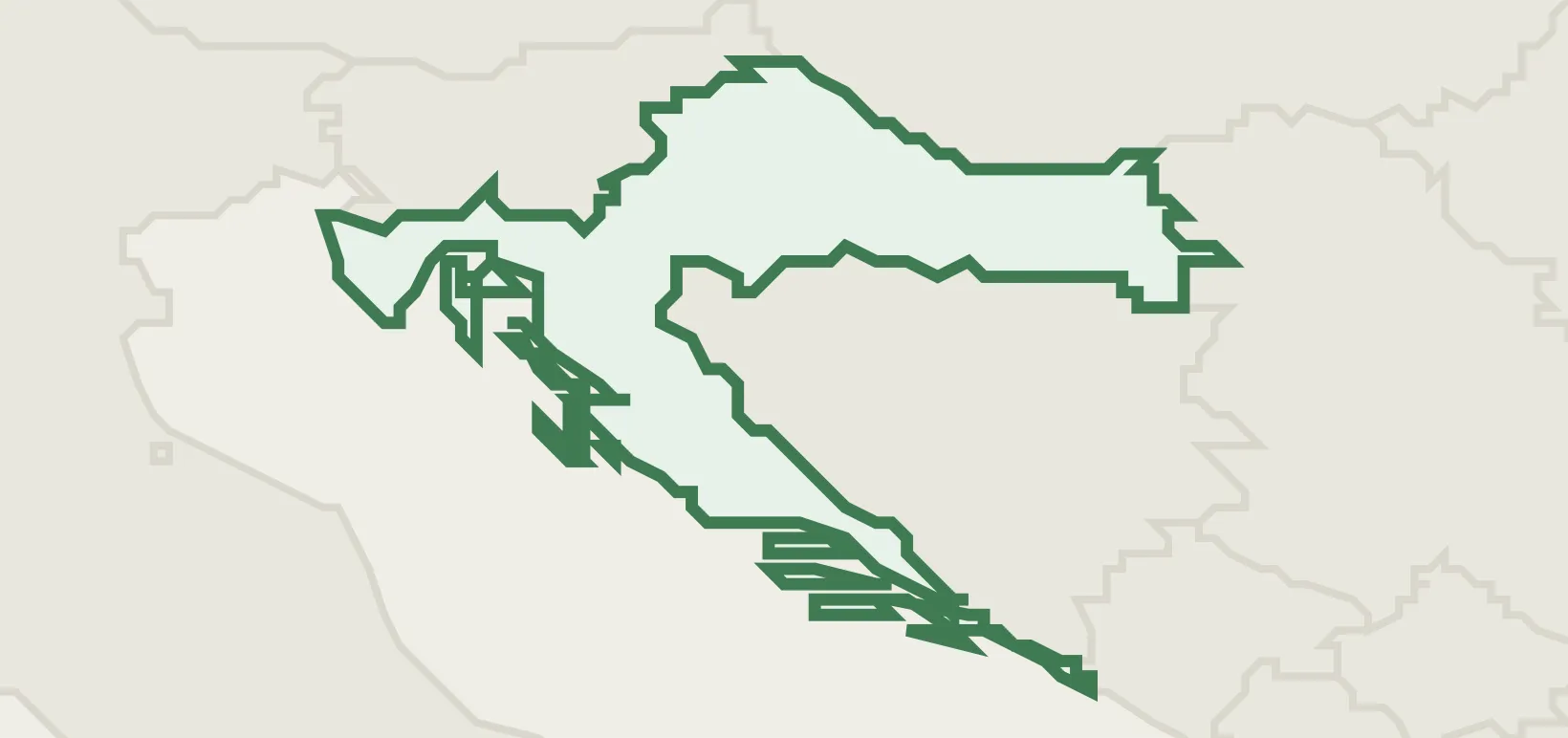 Country infrastructure map