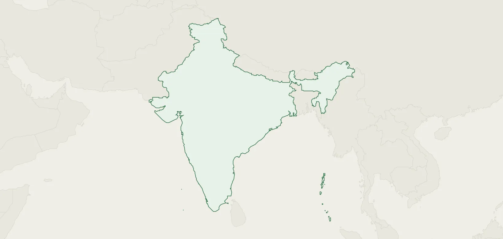 Country infrastructure map