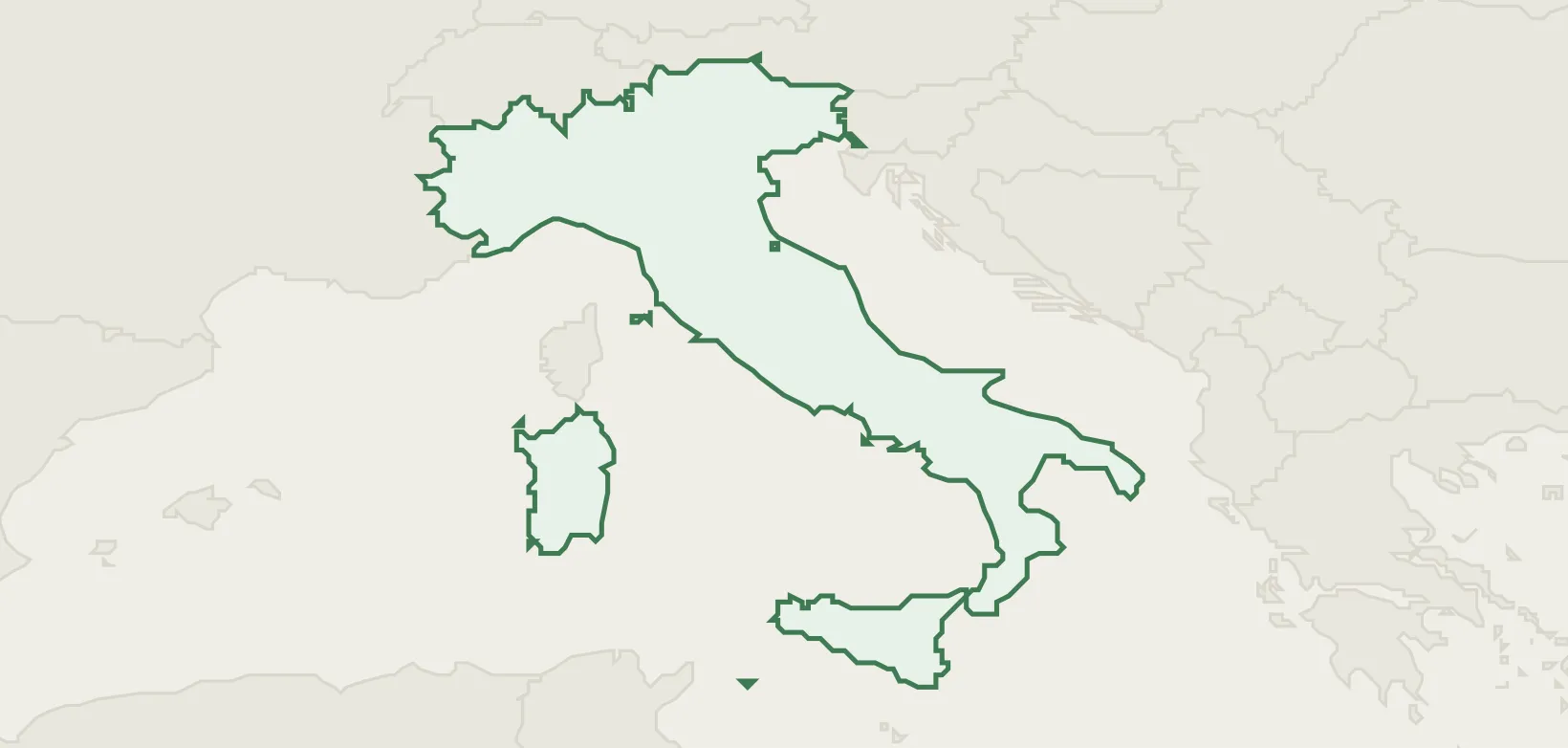 Country infrastructure map