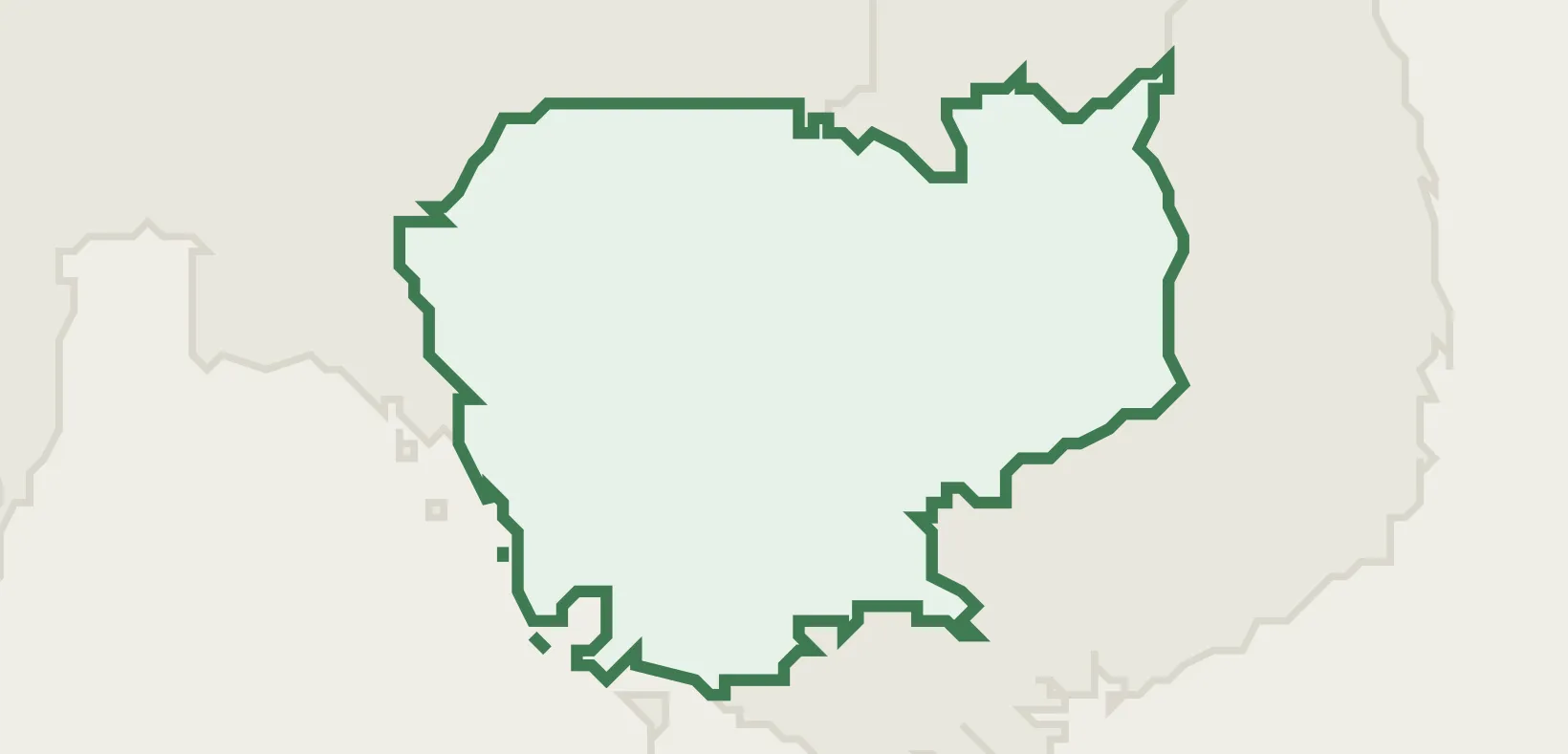 Country infrastructure map