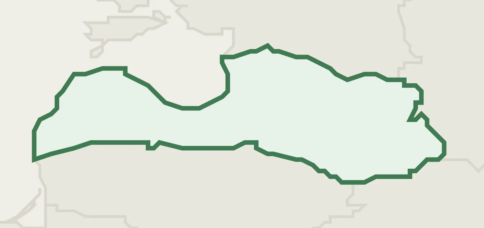 Country infrastructure map