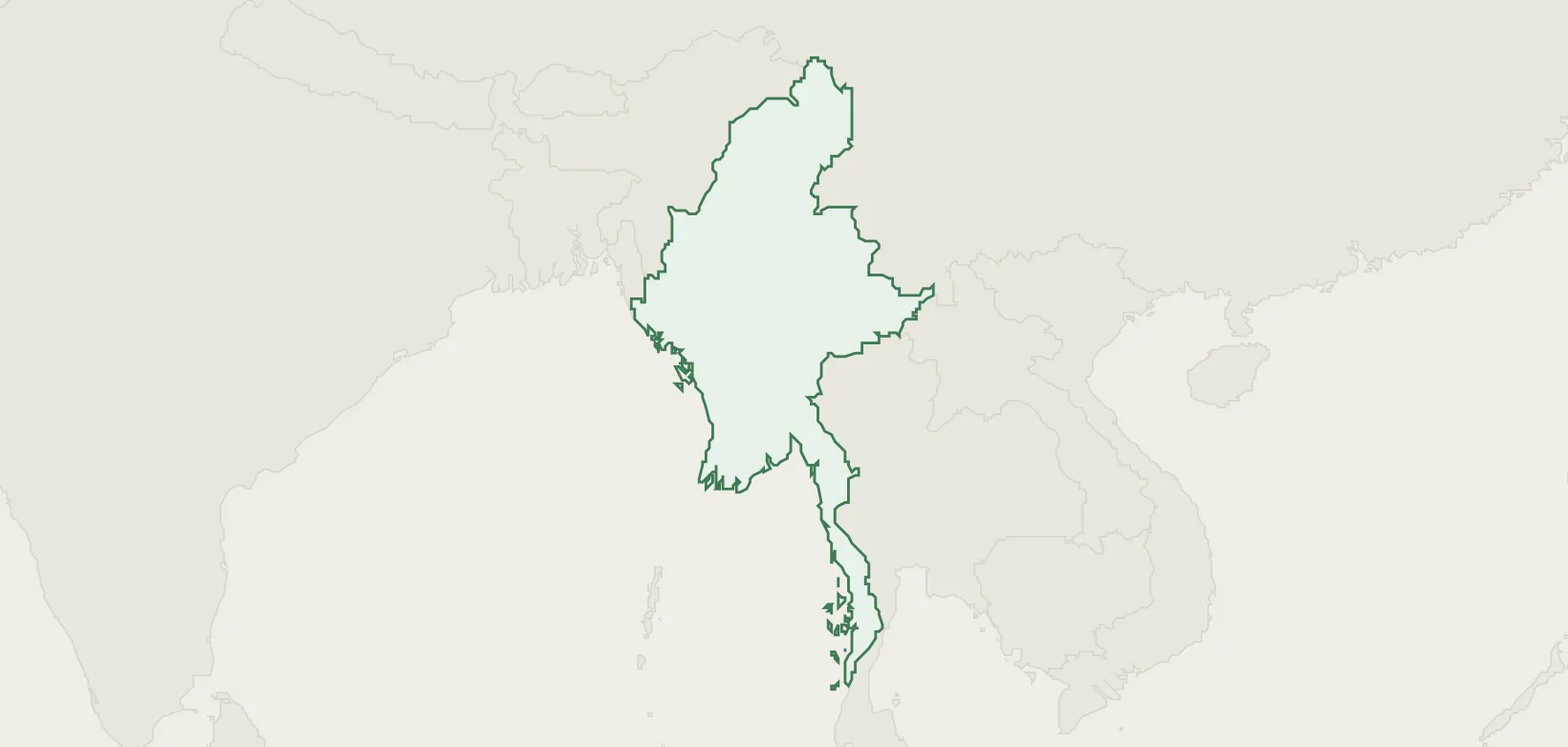 Country infrastructure map