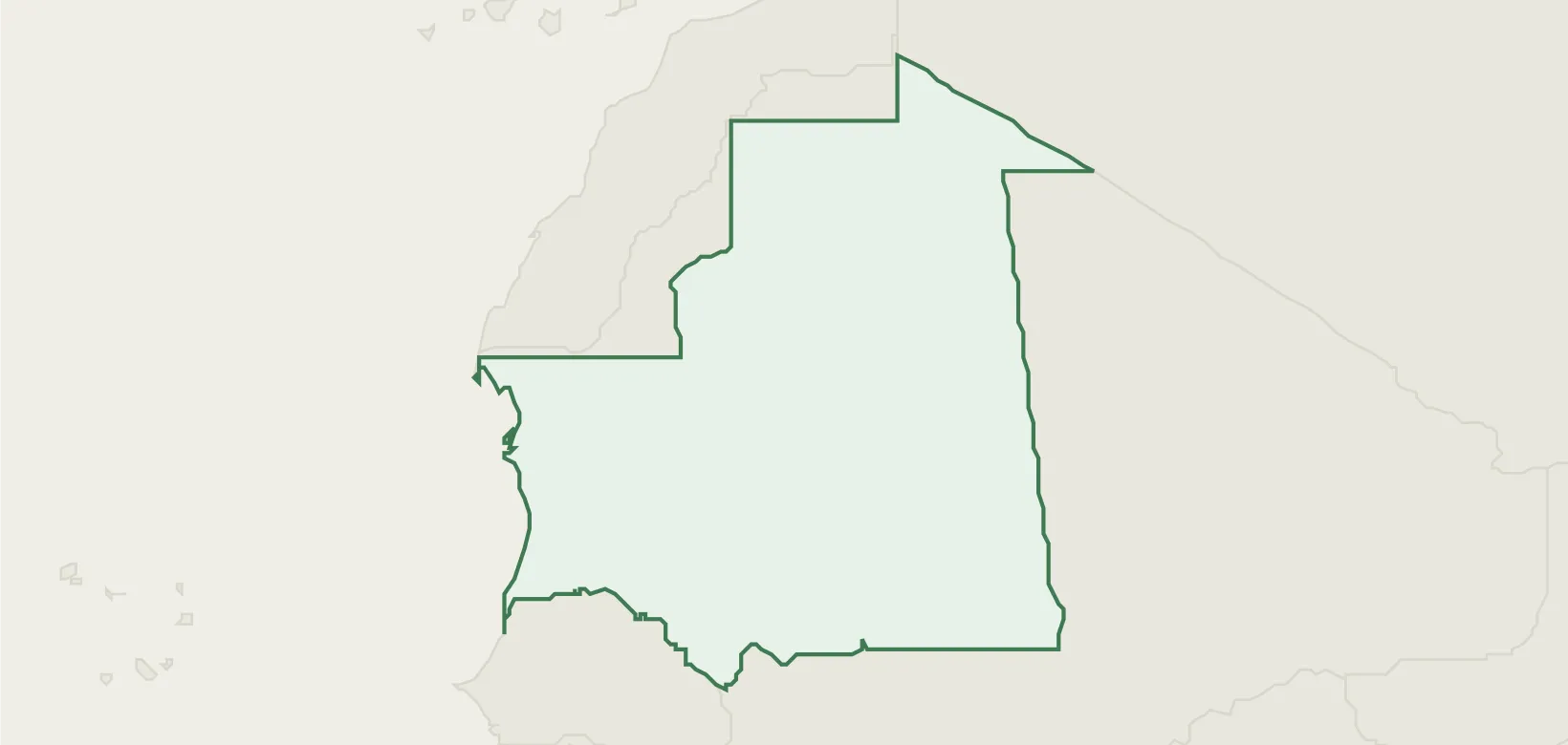 Country infrastructure map