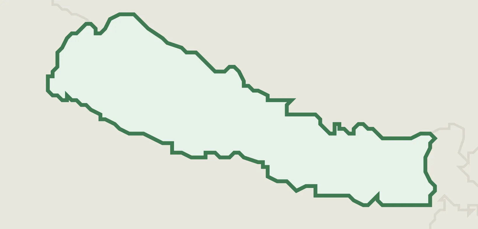 Country infrastructure map
