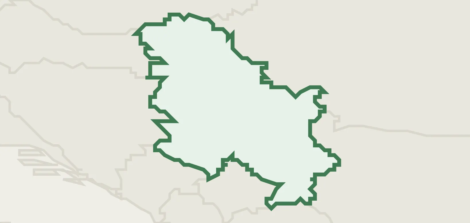 Country infrastructure map